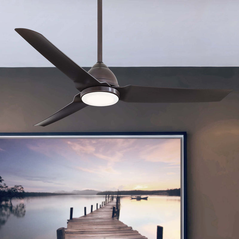 Minka Aire Java 54 in. LED Indoor/Outdoor Kocoa Ceiling Fan with Remote - ALCOVE LIGHTING