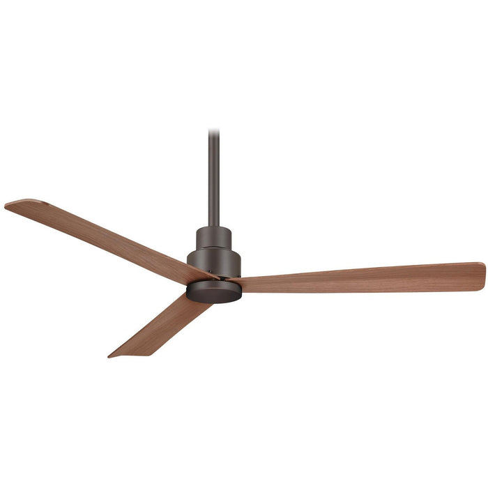 Minka Aire F787-ORB Simple Oil Rubbed Bronze 52" Outdoor Ceiling Fan with Remote Control - ALCOVE LIGHTING