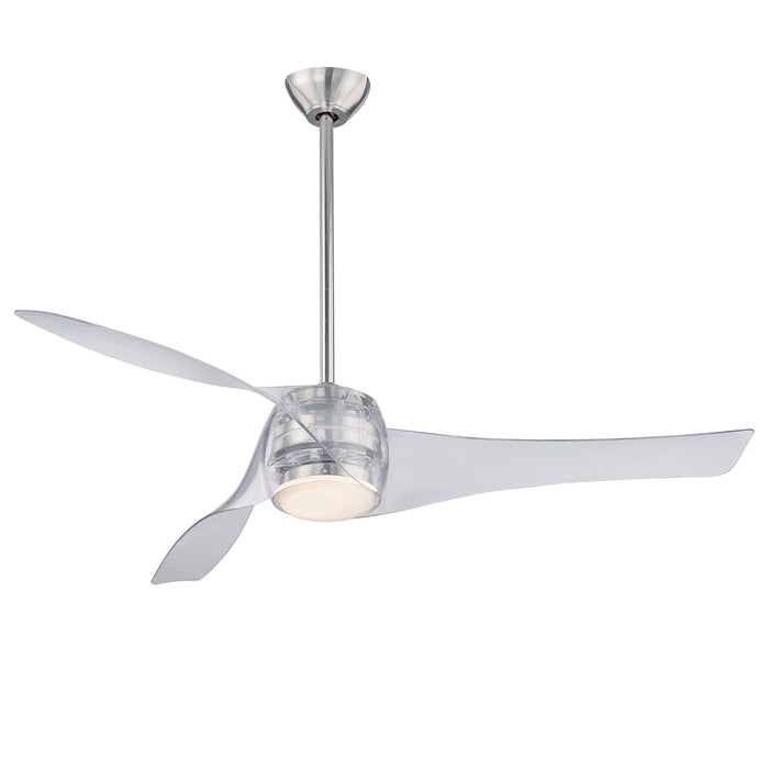 Minka Aire Artemis 58" 3-Blade LED Smart Ceiling Fan in Translucent Finish with
