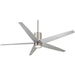 Minka Aire Symbio 56 in. LED Indoor Brushed Nickel Ceiling Fan with Remote - ALCOVE LIGHTING