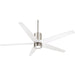 Minka Aire F828-BN/WH Symbio Brushed Nickel 56" Ceiling Fan with Remote Control - ALCOVE LIGHTING