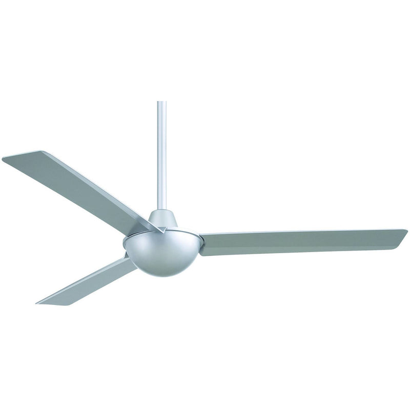 Minka Aire Kewl F833-SL 52-Inch Modern Ceiling Fan in Silver with Wall Control