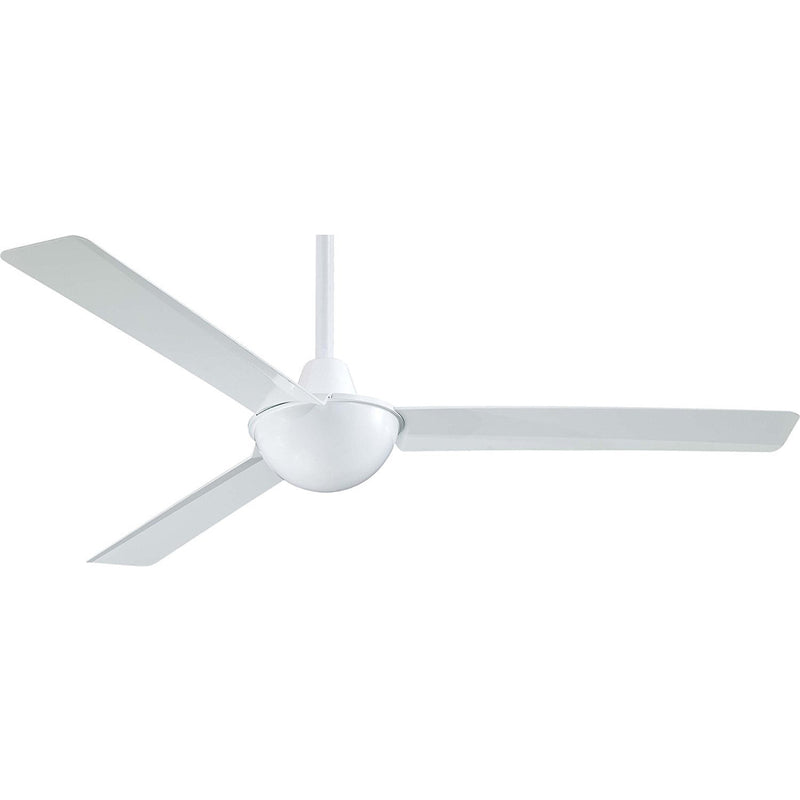 Minka Aire Kewl F833-WH 52-Inch Modern Ceiling Fan in White with Wall Control