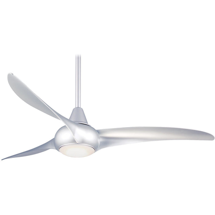 Minka Aire Light Wave 52 in. LED Indoor Silver Ceiling Fan with Remote - ALCOVE LIGHTING