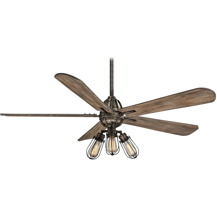 Minka Aire F852L-HBZ Alva Heirloom Bronze 56" LED Ceiling Fan with Remote