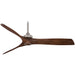 Minka Aire Aviation 60 in. Indoor Brushed Nickel and Medium Maple Ceiling Fan - ALCOVE LIGHTING