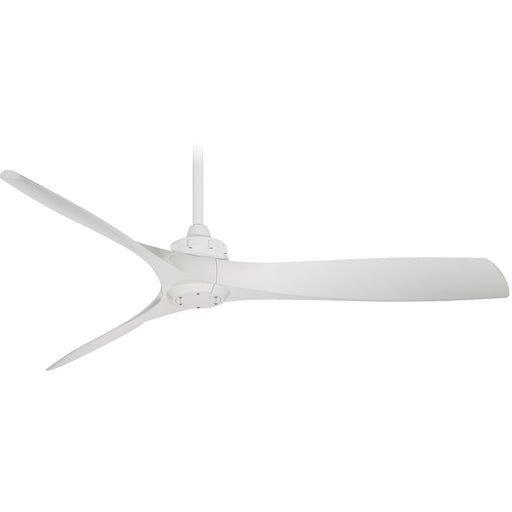 Minka Aire F853-WH Aviation White 60" Ceiling Fan with Remote Control - ALCOVE LIGHTING