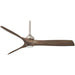 Minka Aire Aviation 60 in. LED Indoor Brushed Nickel Ceiling Fan with Ash Maple - ALCOVE LIGHTING