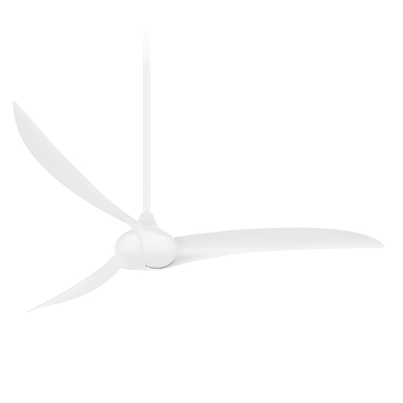 Minka Aire Wave 65 in. Indoor White Ceiling Fan with Remote Control - ALCOVE LIGHTING