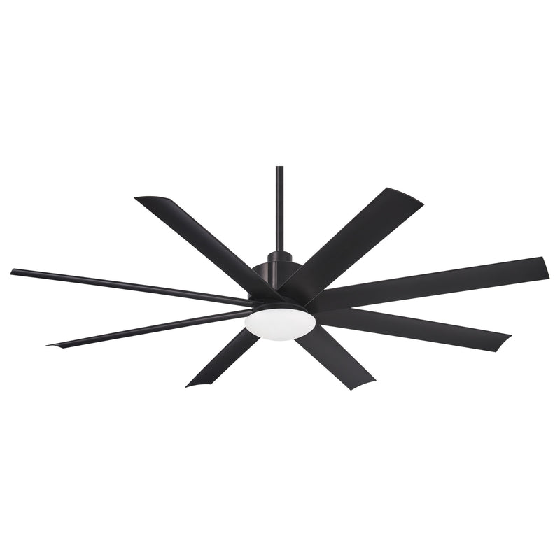 Minka Aire F888L-CL Slipstream 65 in. LED Outdoor Coal Ceiling Fan with Remote