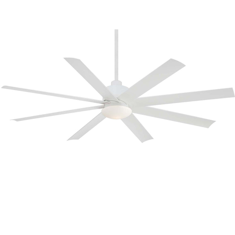 Minka Aire Slipstream 65 in. LED Indoor/Outdoor Flat White Ceiling Fan