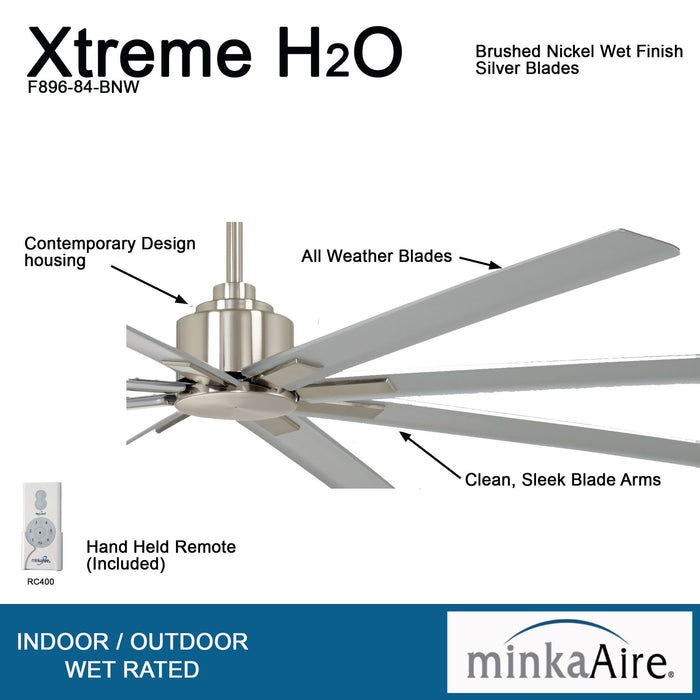 Minka Aire F896-84-BNW Xtreme H2O