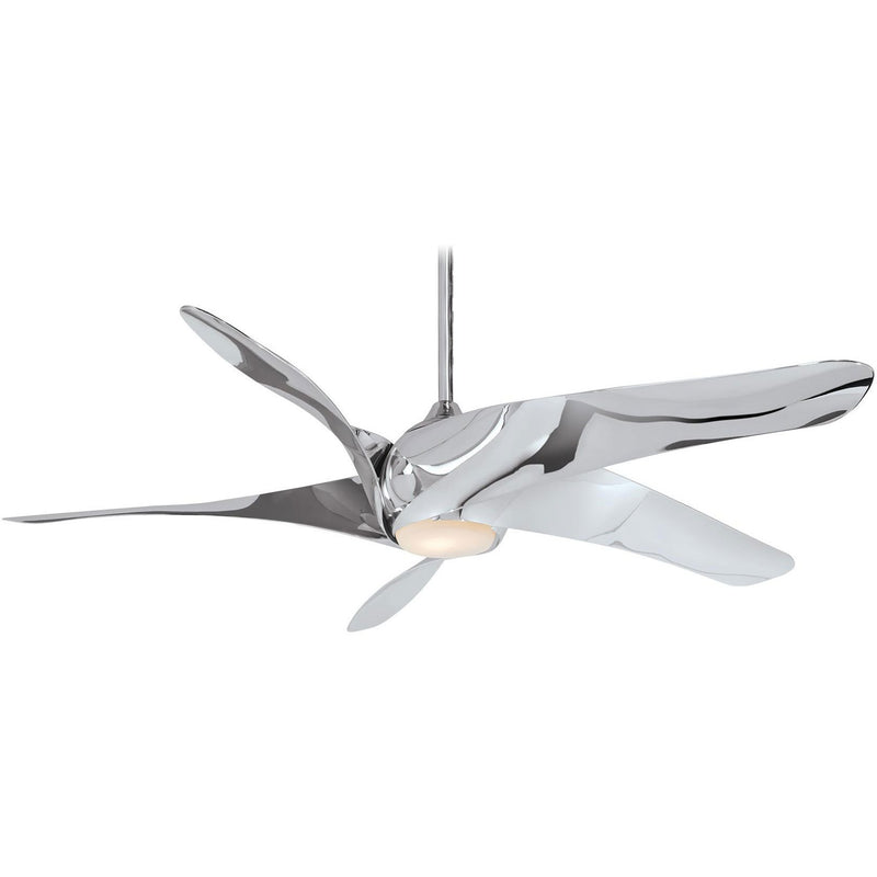 Minka Aire F905L-LN Artemis XL5 Liquid Nickel 62" Ceiling Fan with Remote Control - ALCOVE LIGHTING
