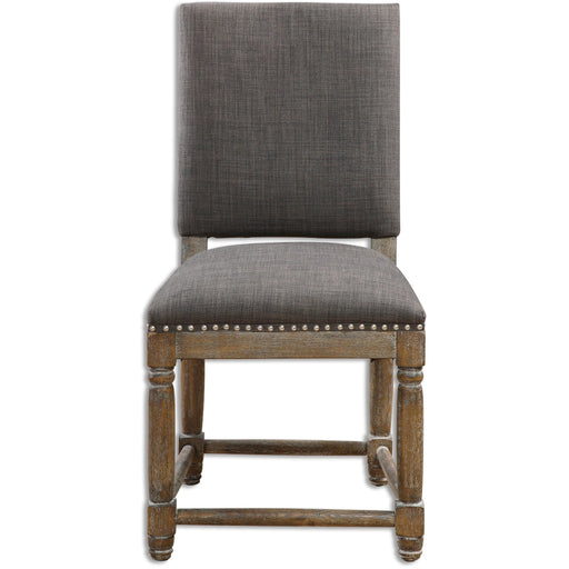 Uttermost 23215 Laurens Gray Accent Chair