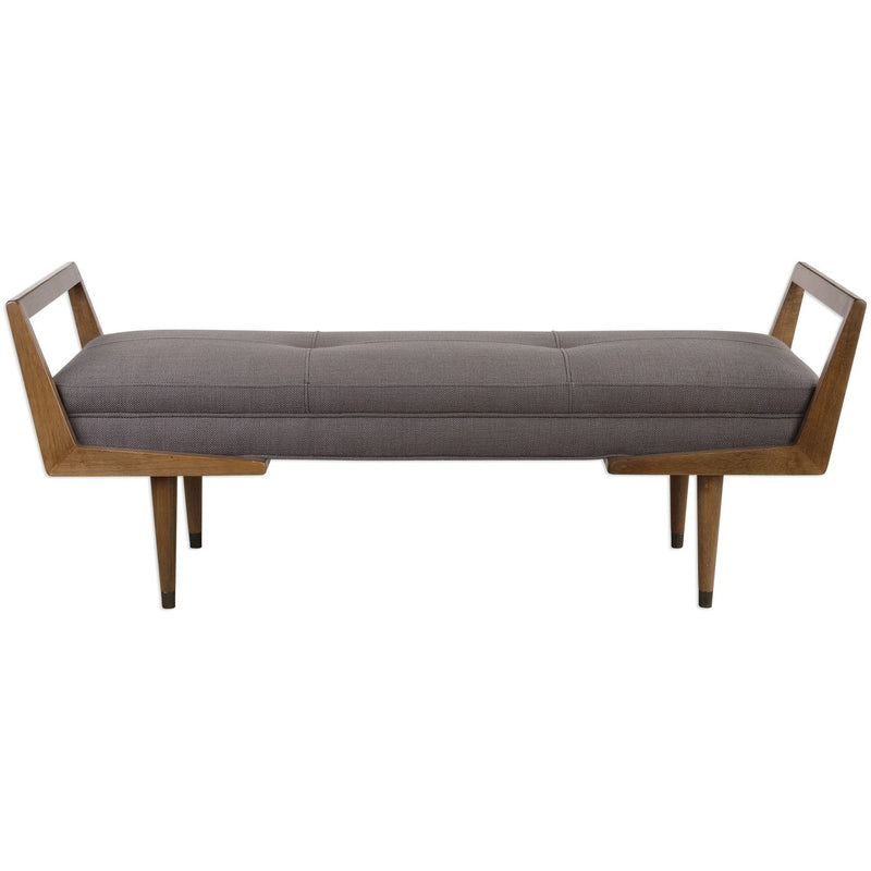 Uttermost 23388 Waylon Mid-Century Modern Bench