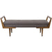 Uttermost 23388 Waylon Mid-Century Modern Bench