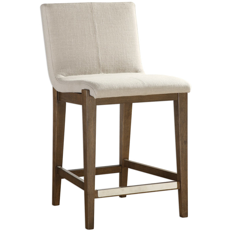Uttermost 23390 Klemens Linen Counter Stool
