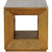 Uttermost 24763 Flair Gold Cube Table