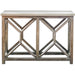 Uttermost 25811 Catali Ivory Stone Console Table