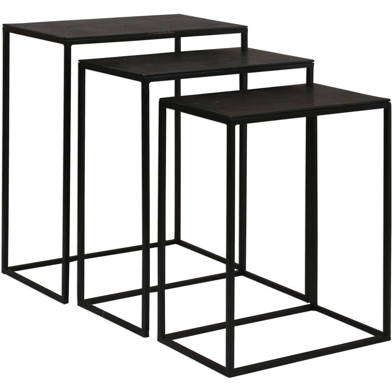 Uttermost 25040 Coreene Iron Nesting Tables Set of 3
