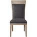 Uttermost 23440 Encore Dark Gray Armless Chair