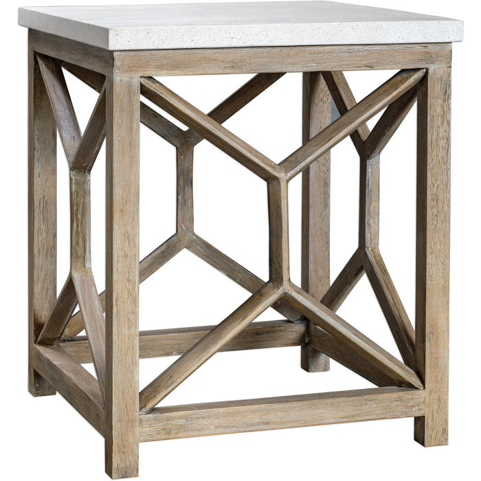 Uttermost 25886 Catali Stone End Table