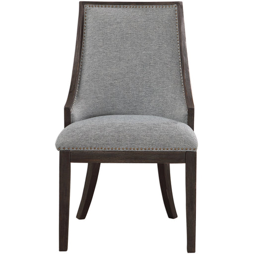 Uttermost 23481 Janis Ebony Accent Chair