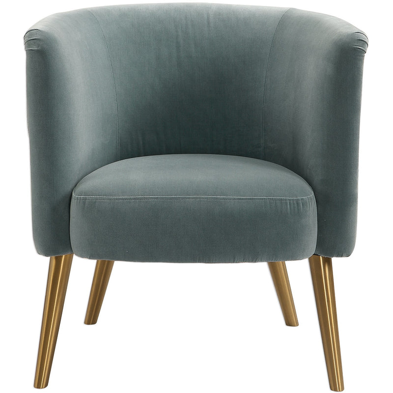 Uttermost 23480 Haider Gray Accent Chair