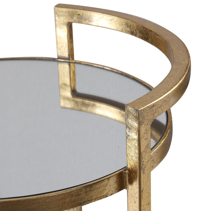 Uttermost 24886 Cailin Gold Accent Table