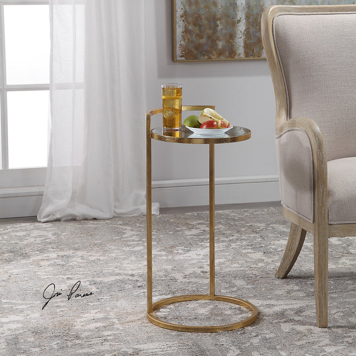 Uttermost 24886 Cailin Gold Accent Table