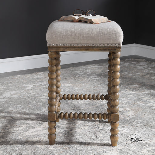 Uttermost 23495 Pryce Wooden Counter Stool