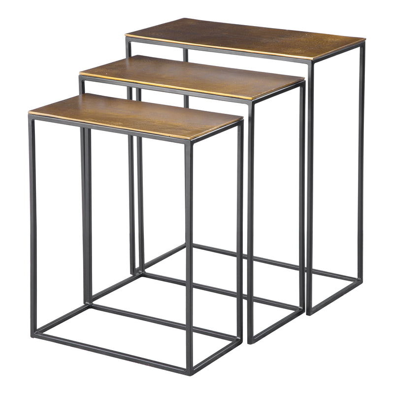 Uttermost 25050 Coreene Gold Nesting Tables Set of 3
