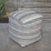 Uttermost 23967 Mesick Handwoven Gray Pouf