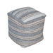 Uttermost 23967 Mesick Handwoven Gray Pouf