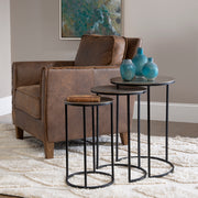 Uttermost 25057 Erik Metal Nesting Tables, Set of 3