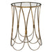 Uttermost 25056 Kalindra Gold Accent Table