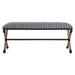 Uttermost 23527 Braddock Striped Bench