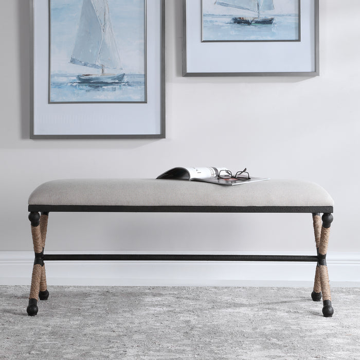 Uttermost 23528 Firth Oatmeal Bench