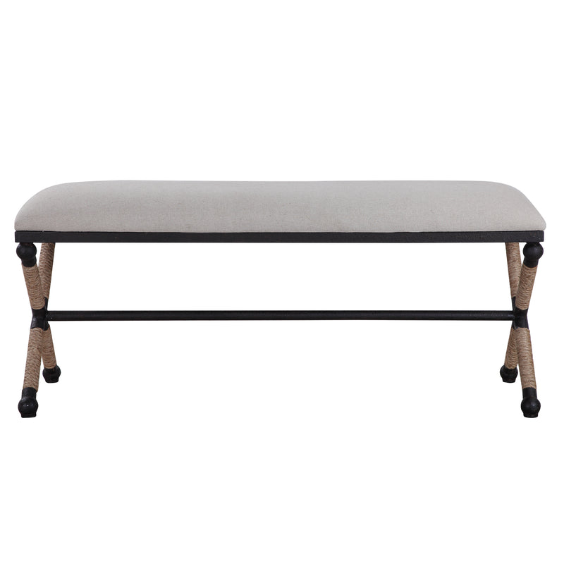 Uttermost 23528 Firth Oatmeal Bench