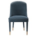 Uttermost Brie Armless Chair, Blue