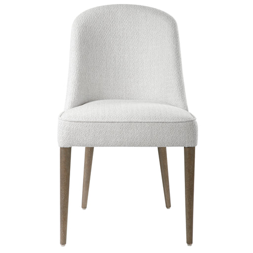 Uttermost Brie Armless Chair, White