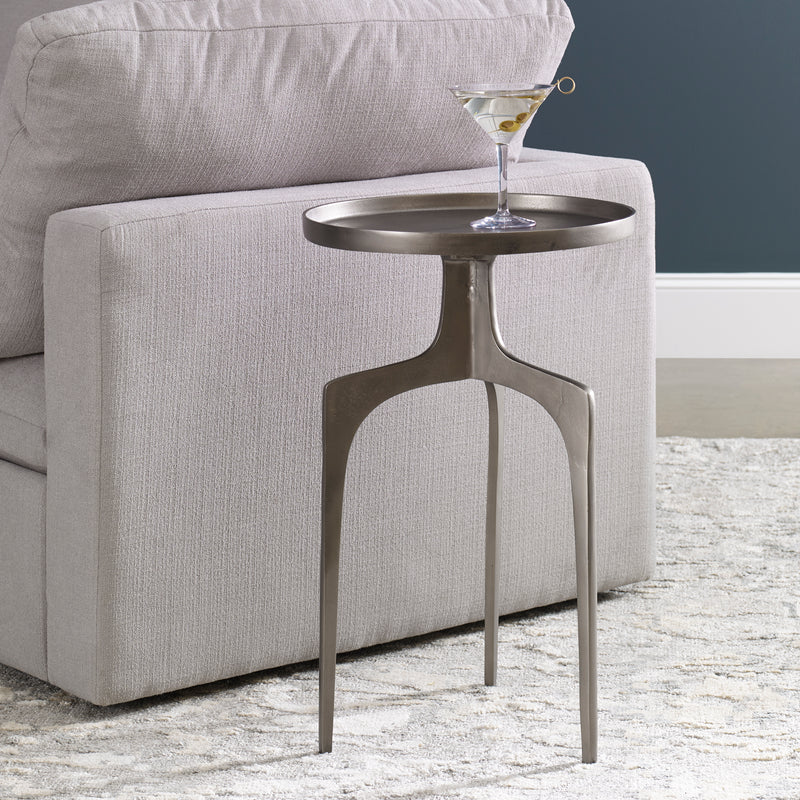 Uttermost 25082 Kenna Nickel Accent Table