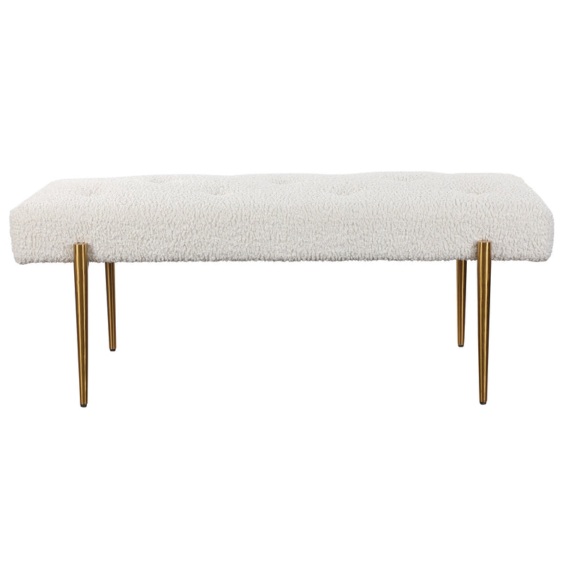 Uttermost 23572 Olivier White Bench