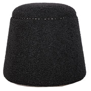 Uttermost 23575 Gumdrop Black Ottoman 