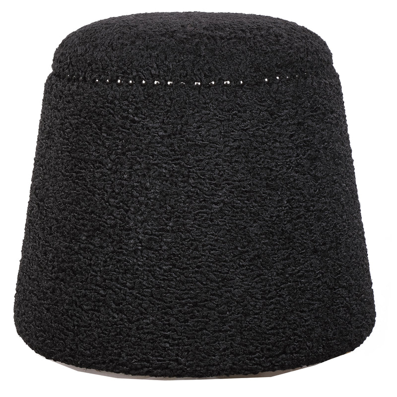 Uttermost 23575 Gumdrop Black Ottoman 
