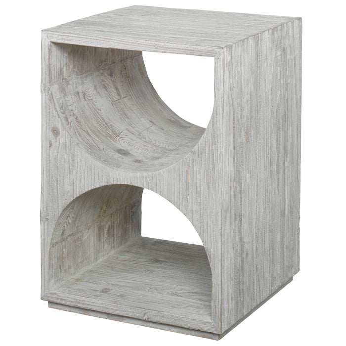 Uttermost Hans White Side Table