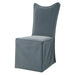 Uttermost Delroy Armless Chair, Gray