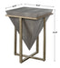 Uttermost Bertrand Shagreen Accent Table