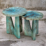 Uttermost Nadette Blue Nesting Tables