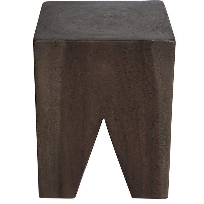 Uttermost Armin Solid Wood Accent Stool